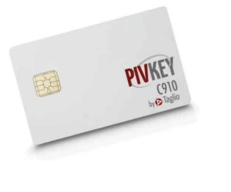 Taglio PIVKey™ C910 Certificate Based PKI Smart Card